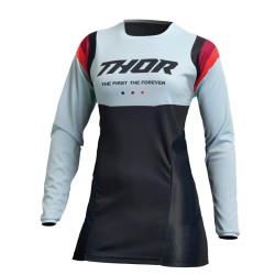 Γυναικεία μπλούζα ποδηλάτου THOR WOMEN'S PULSE REV BLACK/MINT