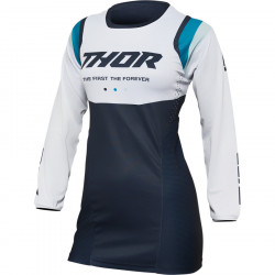 Γυναικεία μπλούζα ποδηλάτου THOR WOMEN'S PULSE REV MIDNIGHT/WHITE