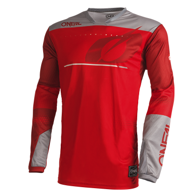 Μπλούζα μηχανής motocross O'NEAL HARDWEAR HAZE V.22 ΚΟΚΚΙΝΟ/ΓΚΡΙ