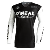 Μπλούζα motocross O'NEAL MAYHEM BULLET V.22 ΜΑΥΡΟ/ΑΣΠΡΟ
