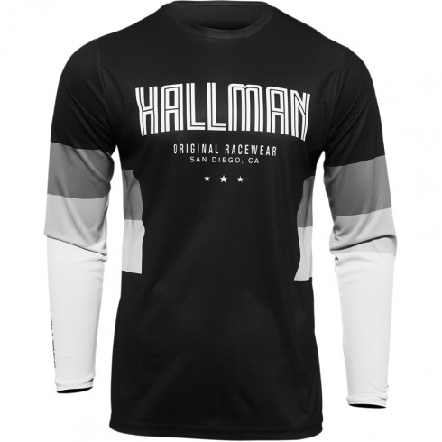 Μπλούζα μηχανής THOR HALLMAN DIFFER DRAFT ΜΑΥΡΟ/ΑΣΠΡΟ Μπλούζα μηχανής THOR HALLMAN DIFFER DRAFT ΜΑΥΡΟ/ΑΣΠΡΟ