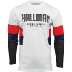 Μπλούζα μηχανής THOR HALLMAN DIFFER DRAFT WHITE/RED/NAVY thumb