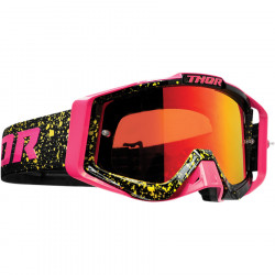 Μάσκα μηχανής motocross THOR SNIPER PRO SPLATTA FLO ΡΟΖ/ΜΑΥΡΟ