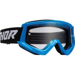 Μάσκα μηχανής motocross THOR COMBAT RACER ΜΠΛΕ/ΜΑΥΡΟ