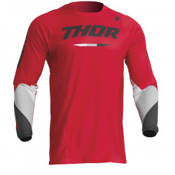 Μπλούζα motocross THOR PULSE TACTIC RED