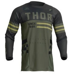 Μπλούζα motocross THOR PULSE COMBAT ARMY/BLACK