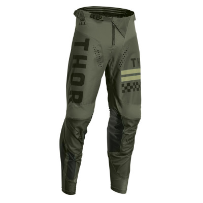 Παντελόνι μηχανής THOR PULSE COMBAT ARMY/BLACK