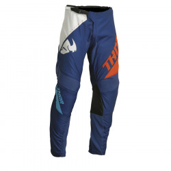 Παντελόνι μηχανής THOR SECTOR EDGE NAVY/RED ORANGE Παντελόνι μηχανής THOR SECTOR EDGE NAVY/RED ORANGE