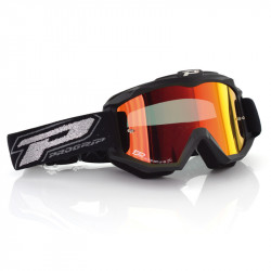 Μάσκα μηχανής motocross PROGRIP 3200 MIRROR MATT ΜΑΥΡΟ