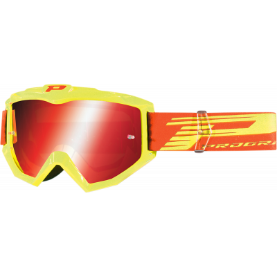 Μάσκα μηχανής motocross PROGRIP3201FL Atzaki MX FLUO YELLOW