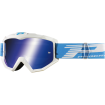 Μάσκα μηχανής motocross PROGRIP3201FL Atzaki MX ΑΣΠΡΟ thumb