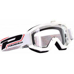 Μάσκα μηχανής motocross PROGRIP 3201 ATZAKI ΑΣΠΡΟ