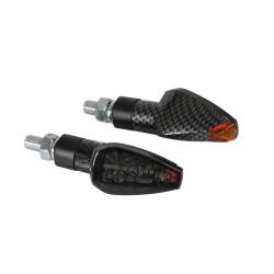Φλας μηχανής LED TUAREG CARBON 90099
