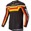 Μπλούζα motocross ALPINESTARS Techstar Quadro ΜΑΥΡΟ/ΚΙΤΡΙΝΟ thumb