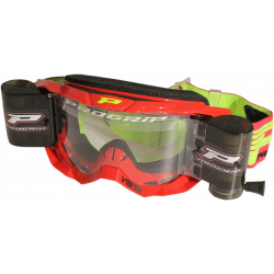 Μάσκα μηχανής motocross PROGRIP 3303 Vista ΚΟΚΚΙΝΟ Roll-Off SYSTEM