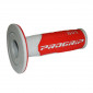 Χειρολαβές μοτοσυκλέτας PROGRIP Double Density 801 ΓΚΡΙ/ΚΟΚΚΙΝΟ thumb