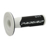 Χειρολαβές μοτοσυκλέτας PROGRIP Double Density 801 ΑΣΠΡΟ/ΜΑΥΡΟ