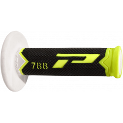 Χειρολαβές μοτοσυκλέτας PROGRIP TRIPPLE Density 788 ΚΙΤΡΙΝΟ/ΜΑΥΡΟ/ΑΣΠΡΟ