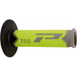 Χειρολαβές μοτοσυκλέτας PROGRIP TRIPPLE Density 788 ΓΚΡΙ/ΚΙΤΡΙΝΟ/ΜΑΥΡΟ