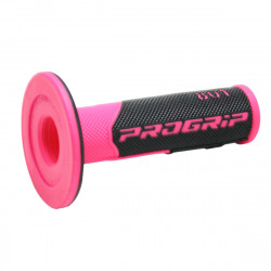 Χειρολαβές μοτοσυκλέτας PROGRIP Double Density 801 FLUO PINK/BLACK