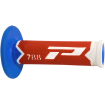 Χειρολαβές μοτοσυκλέτας PROGRIP TRIPPLE Density 788 788 ΑΣΠΡΟ/ΚΟΚΚΙΝΟ/ΜΠΛΕ thumb