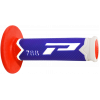 Χειρολαβές μοτοσυκλέτας PROGRIP TRIPPLE Density 788 788 ΑΣΠΡΟ/ΜΠΛΕ/ΚΟΚΚΙΝΟ