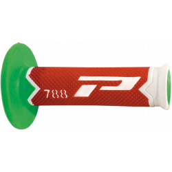 Χειρολαβές μοτοσυκλέτας PROGRIP TRIPPLE Density 788 788 ΑΣΠΡΟ/ΚΟΚΚΙΝΟ/ΠΡΕΣΙΝΟ