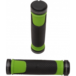 Χειρολαβές μηχανής PROGRIP807 DOUBLE DENSITY End LOCKING ΠΡΑΣΙΝΟ/ΜΑΥΡΟ