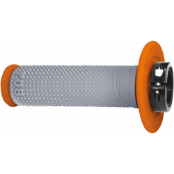 Χειρολαβές μοτοσυκλέτας PROGRIP 708 Lock-On Locking ΠΟΡΤΟΚΑΛΙ/ΓΚΡΙ
