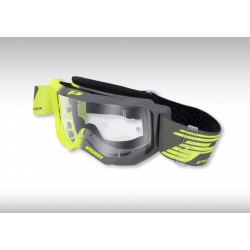 Μάσκα μηχανής motocross PROGRIP 3300 FL ΚΙΤΡΙΝΟ/ΓΚΡΙ