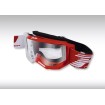 Μάσκα μηχανής motocross PROGRIP 3300 ΑΣΠΡΟ/ΚΟΚΚΙΝΟ CLEAR thumb