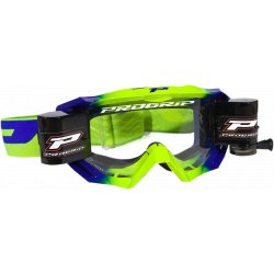 Μάσκα μηχανής motocross PROGRIP VENOM ROLL OFF FLYL/BL