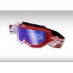 Μάσκα μηχανής motocross PROGRIP 3300 FL ΑΣΠΡΟ/ ΚΟΚΚΙΝΟ MIR thumb