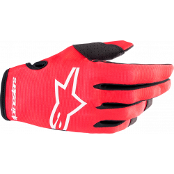 Γάντια μηχανής ALPINESTARS RADAR ΚΟΚΚΙΝΟ/ΑΣΠΡΟ