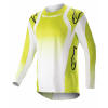 Μπλούζα motocross ALPINESTARS Techsta Push ΚΙΤΡΙΝΟ/ΑΣΠΡΟ