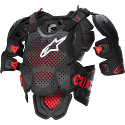 Προστασία θώρακα ALPINESTARS A-10 V2 ΜΑΥΡΟ/ΚΟΚΚΙΝΟ