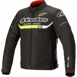 Μπουφάν μηχανής ALPINESTARS T-SPS IGNITION WATERPROOF ΜΑΥΡΟ/ΚΙΤΡΙΝΟ/ΑΣΠΡΟ