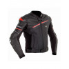 Δερμάτινο μπουφάν μηχανής RICHA MUGELLO II ΜΑΥΡΟ/ΚΟΚΚΙΝΟ