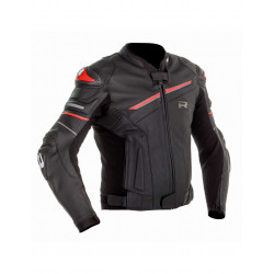 Δερμάτινο μπουφάν μηχανής RICHA MUGELLO II ΜΑΥΡΟ/ΚΟΚΚΙΝΟ