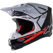 Κράνος μηχανής ALPINESTARS SM8 Factory ΜΑΥΡΟ/ΑΣΠΡΟ/ΚΟΚΚΙΝΟ thumb