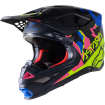 Κράνος μηχανής ALPINESTARS SM8 Echo BLACK/BLUE/PINK/YELLOW thumb