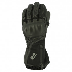 Δερμάτινα γάντια μηχανής RICHA SLEEVE LOCK GORE-TEX® ΜΑΥΡΟ