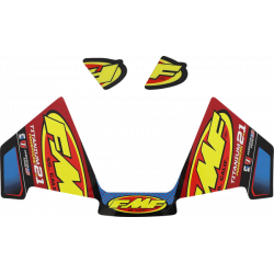 Αυτοκόλλητο FMF DECAL PC2.1 TITANIUM(3PC)