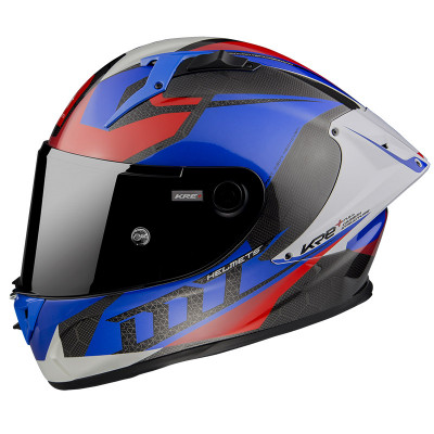 Κράνος μηχανής MT KRE+ CARBON PROJECTILE D7 GLOSS BLUE