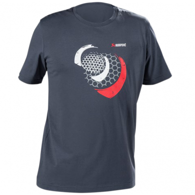 Κοντομάνικη μπλούζα μοτοσυκλέτας AKRAPOVIC MESH BLACK/GRAY