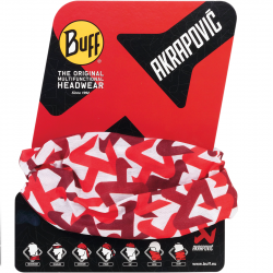 Περιλαίμιο AKRAPOVIC RED/WHITE Περιλαίμιο AKRAPOVIC RED/WHITE