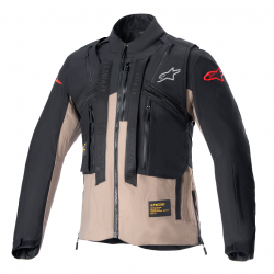 Υφασμάτινο μπουφάν μοτοσυκλέτας ALPINESTARS TECHDURA BLK/BR
