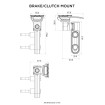 Σύστημα στήριξης QUAD LOCK Brake/Clutch Master Cylinder thumb