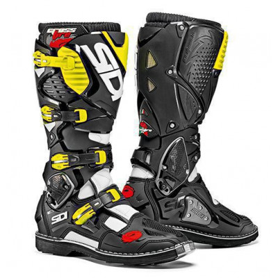Μπότες μηχανής SIDI CROSSFIRE 3 WHITE/BLACK/YELLOW