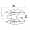 Προστατευτικά μανιτάρια μηχανής PUIG R19 BMW S1000RR 09-11, 15-18 Προστατευτικά μανιτάρια μηχανής PUIG R19 BMW S1000RR 09-11, 15-18 thumb